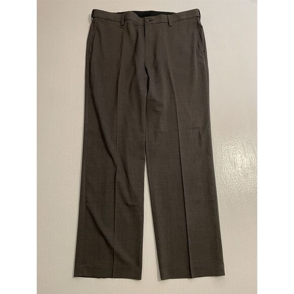 NWT Savane 40 x 32 Chinchilla Stretch Performance Comfort Waist Dress Pants - Picture 1 of 8
